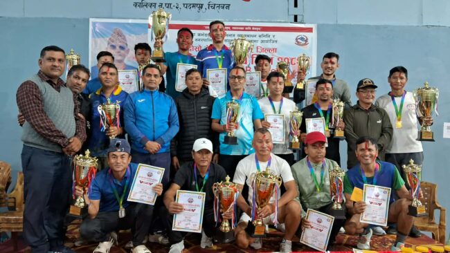 मेयर कप ब्याडमिन्टन : न्यौपाने र गुरूङ तथा दुई गुरूङको जोडी विजयी