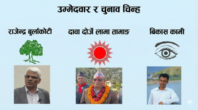चितवन क्षेत्र १ : २५ वर्षे ठिटोदेखि ६६ वर्षे ज्येष्ठ उम्मेदवारसम्म मैदानमा
