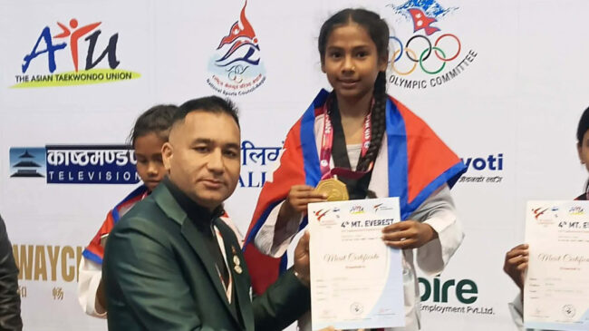अन्तराष्ट्रिय मञ्चमा छहारी डोजाङ्गकि सुहानी थापाको स्वर्णिम सफलता