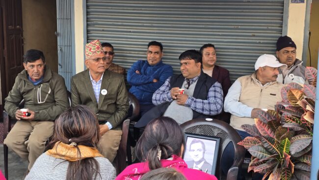 स्वास्थ्य बिमा कार्यान्वयन गर्न कांग्रेसलाई भोट : उमेदवार बुर्लाकोटी