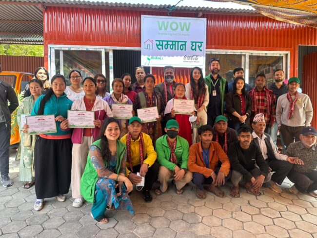 फोहोर सङ्कलक महिला समुदायका लागि सुरक्षित र सहयोगी ‘सम्मान घर’ को शुभारम्भ