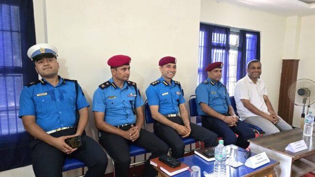 जिल्ला प्रहरी कार्यालय चितवनद्वारा आयोजित परिचयात्मक कार्यक्रम
