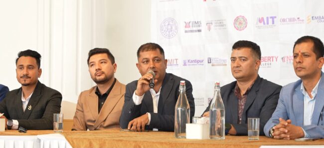 काठमाडौंमा १२ औं ‘नेपाल हायर एजुकेसन फेयर’ आयोजना हुँदै