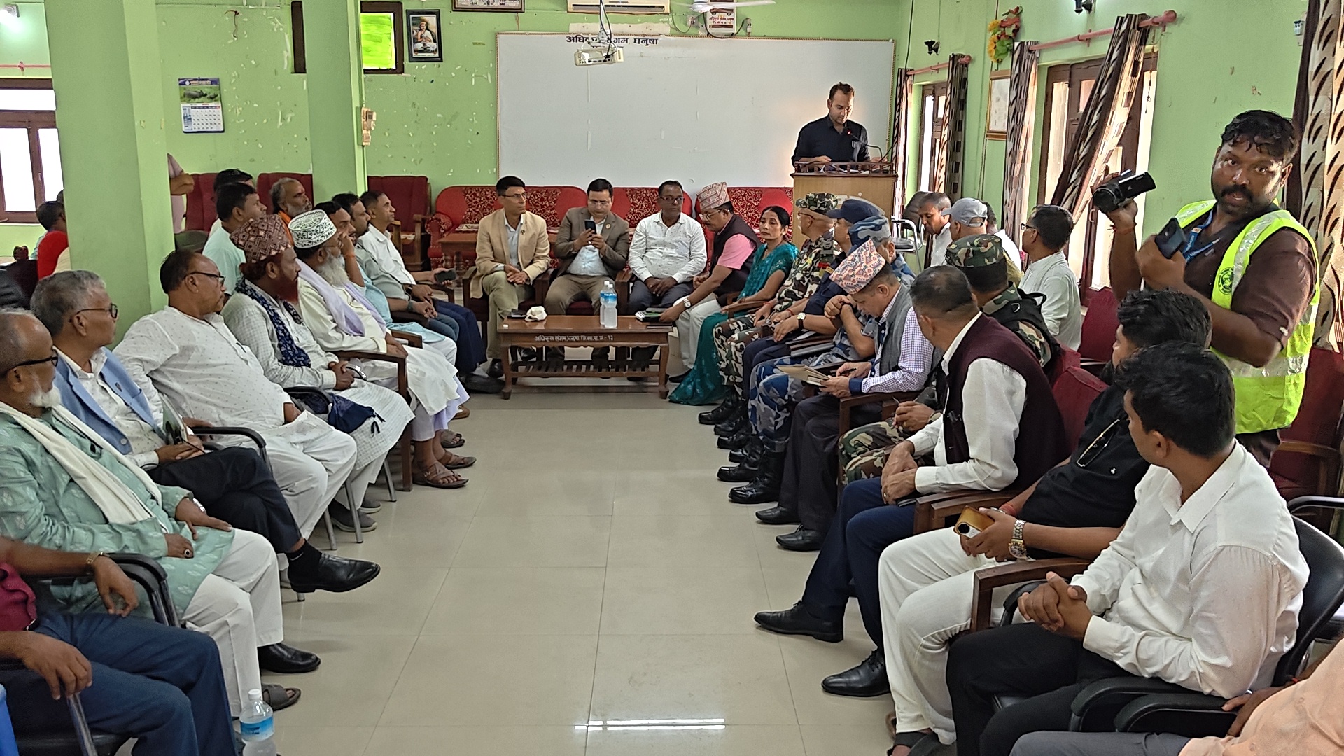 धनुषामा सर्वपक्षीय बैठक सम्पन्न, सद्भाव र्याली निकाल्ने निर्णय