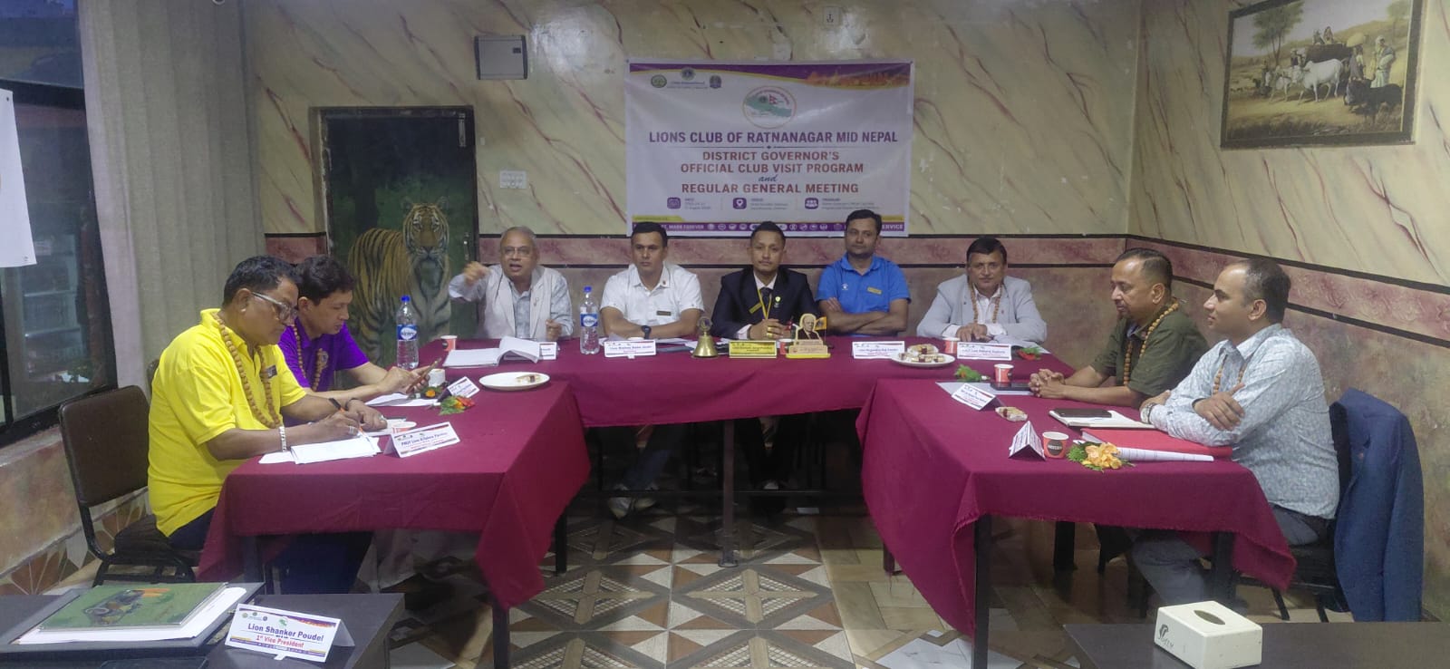 लायन्स क्लब अफ रत्ननगर मिड नेपालको दोस्रो साधारण बैठक र गभर्नर भिजिट सम्पन्न
